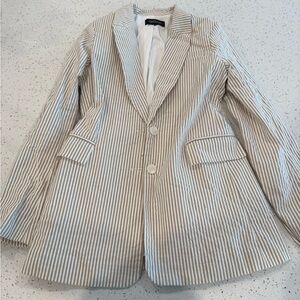 Jones & Co seersucker blazer jacket